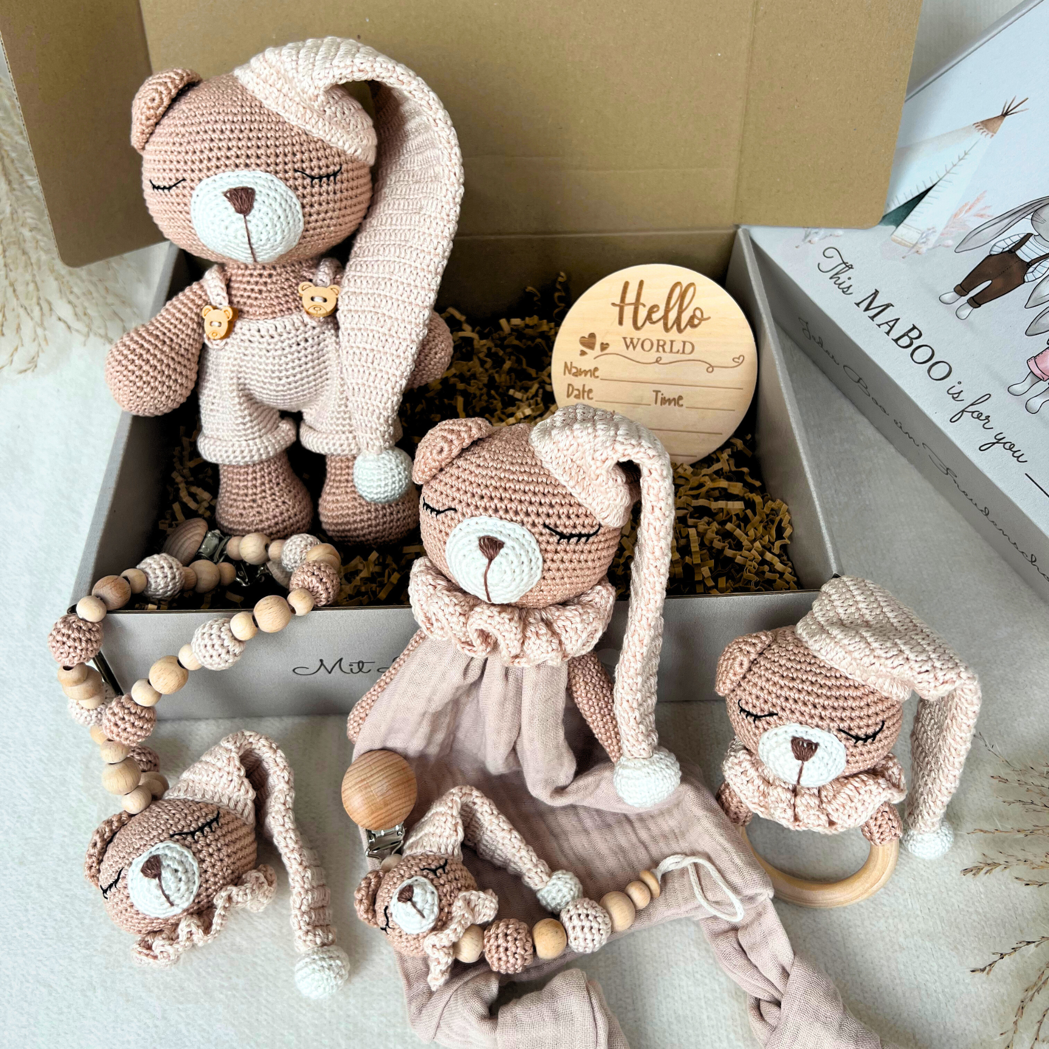 Schlummer-Teddy Beige - Erstelle dein individuelles Set