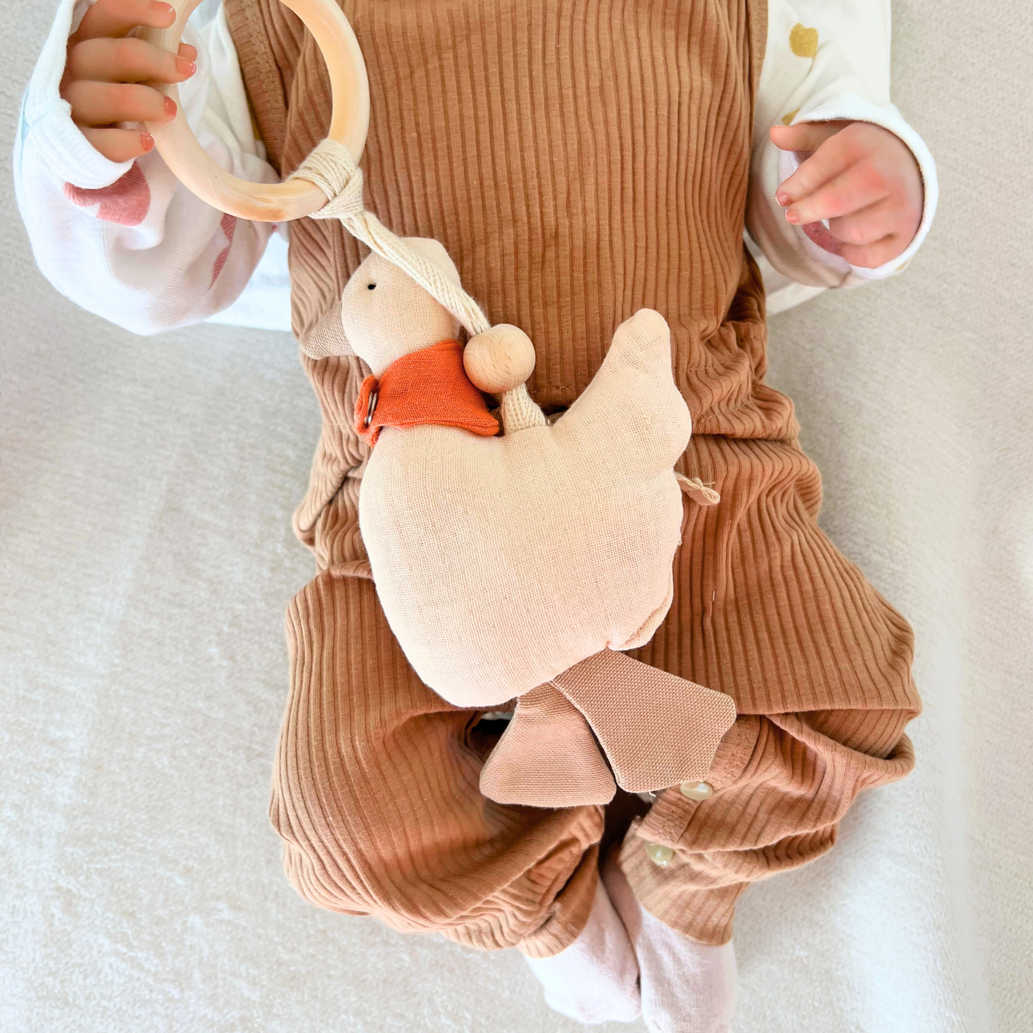 Lilly die Kuschelente - Greifling