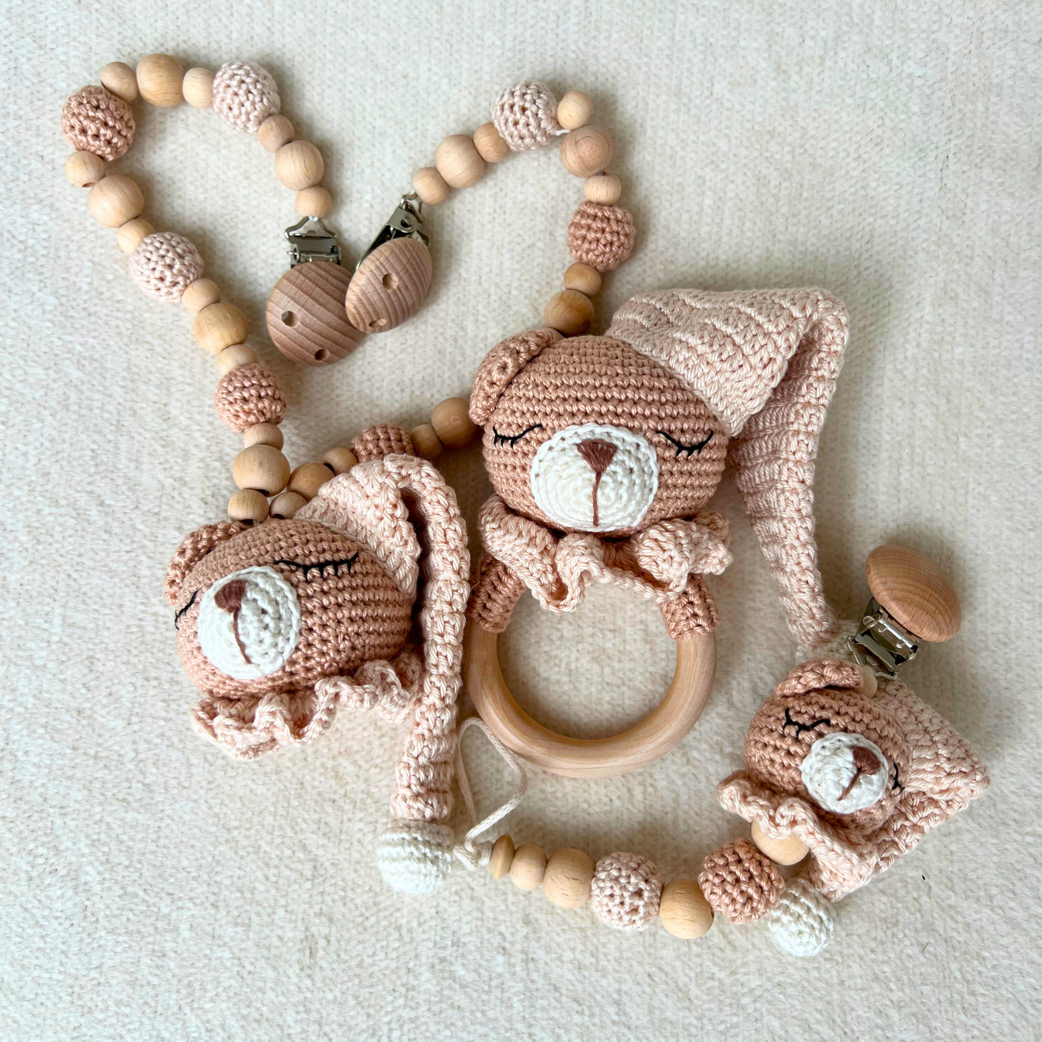 Schlummer-Teddy Beige - Erstelle dein individuelles Set