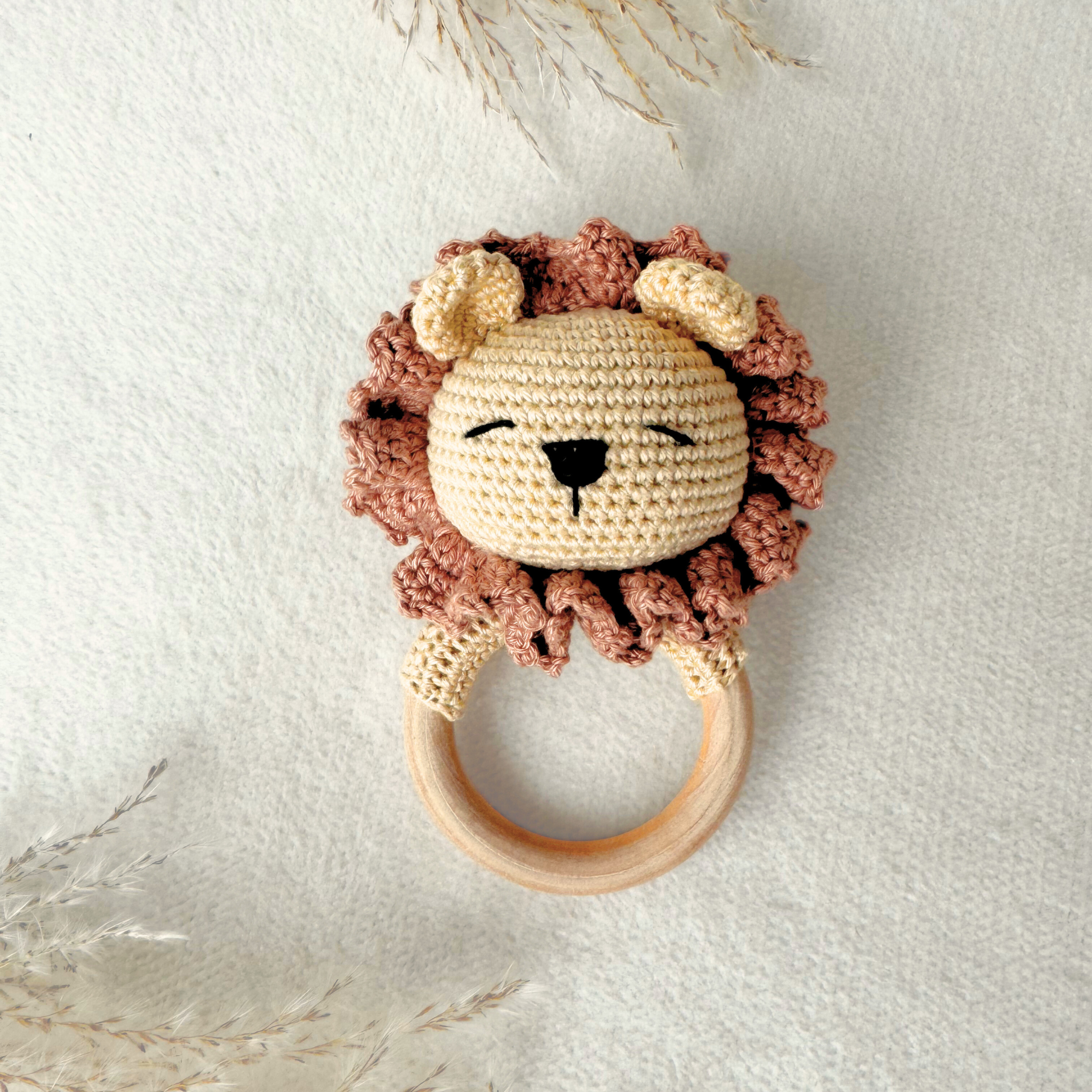 Schnuffeltuch 4-teiliges Set - von Leo der Löwe